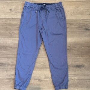 GAP Men's Slate Blue Drawstring Joggers